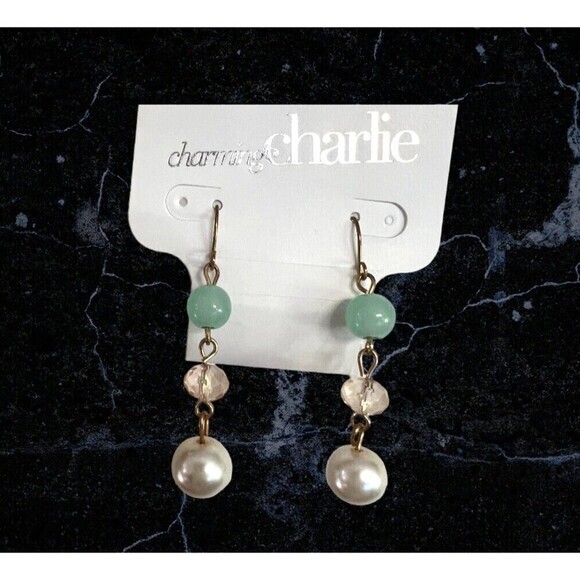 CHARMING CHARLIE Drop Earrings 2"‎ - Picture 1 of 16